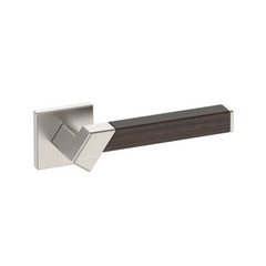 Kawajun - Solid Brass and K-Wood Door Leverset TBT