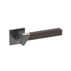Kawajun - Solid Brass and K-Wood Door Leverset TBT