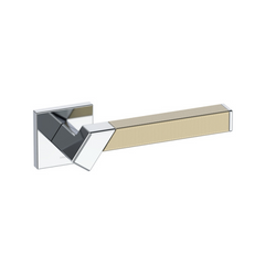 Kawajun - Solid Brass and Triune Etched Door Leverset TBT