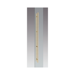 Kawajun - DA134 Stainless Steel and Aluminium Door Pull Handle 2000mm