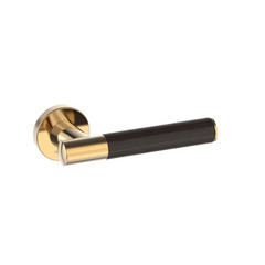Kawajun - Solid Brass and K-Wood Door Leverset TCC