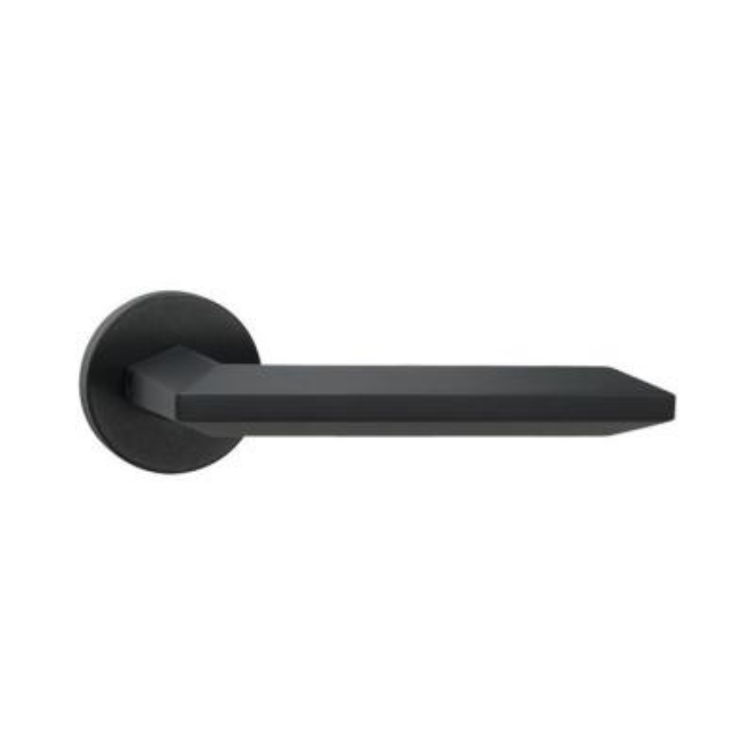 Kawajun - Door Leverset Aluminium Blasted Black H3C