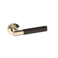 Kawajun - Solid Brass and K-Wood Door Leverset TCC