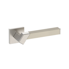 Kawajun - Solid Brass and Leather Door Leverset TBT