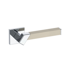 Kawajun - Solid Brass and Leather Door Leverset TBT