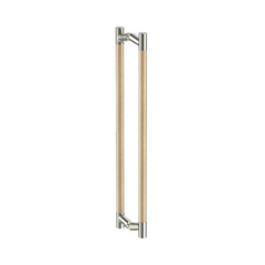 Kawajun - Leather or Wood Grip Door Pull - DA161