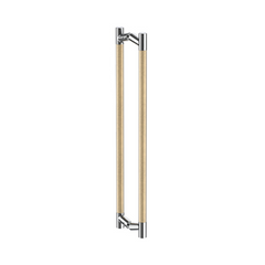 Kawajun - Leather or Wood Grip Door Pull - DA161