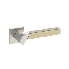 Kawajun - Solid Brass and Triune Etched Door Leverset TBT