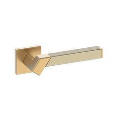 Kawajun - Solid Brass and Triune Etched Door Leverset TBT