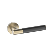 Kawajun - Solid Brass and Triune Etched Door Leverset TCC