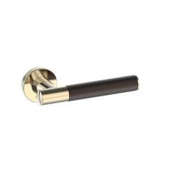 Kawajun - Solid Brass and Triune Etched Door Leverset TCC
