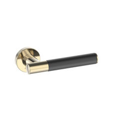 Kawajun - Solid Brass and Triune Etched Door Leverset TCC
