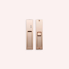 Kawajun KV-07 Recessed Door Pull with Privacy Lock