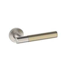 Kawajun - Solid Brass and Triune Etched Door Leverset TCC
