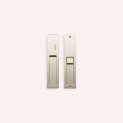 Kawajun KV-07 Recessed Door Pull with Privacy Lock