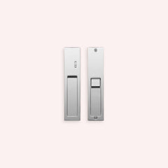 Kawajun KV-07 Recessed Door Pull with Privacy Lock