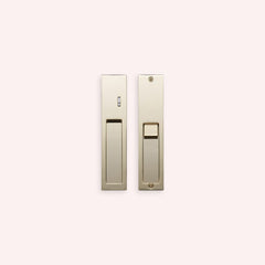Kawajun KV-07 Recessed Door Pull with Privacy Lock