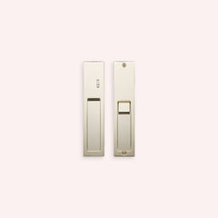 Kawajun KV-07 Recessed Door Pull with Privacy Lock
