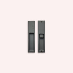 Kawajun KV-07 Recessed Door Pull with Privacy Lock