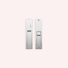 Kawajun KV-07 Recessed Door Pull with Privacy Lock