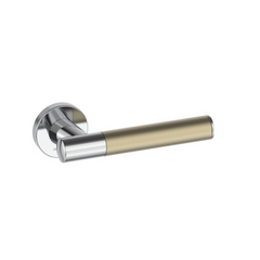 Kawajun - Solid Brass and Triune Etched Door Leverset TCC