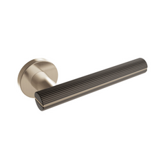 Kawajun - Solid Brass & Aluminium Door Leverset with Line Grip WBC