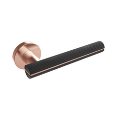 Kawajun - Solid Brass & Aluminium Door Leverset with Line Grip WBC