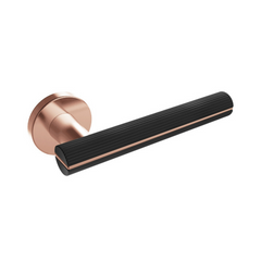Kawajun - Solid Brass & Aluminium Door Leverset with Line Grip WBC