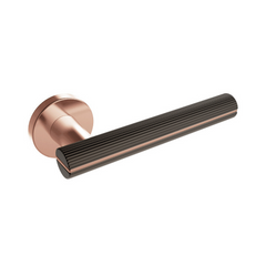 Kawajun - Solid Brass & Aluminium Door Leverset with Line Grip WBC