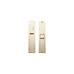Kawajun KV-07 Recessed Door Pull with Privacy Lock