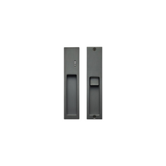 Kawajun KV-07 Recessed Door Pull with Privacy Lock