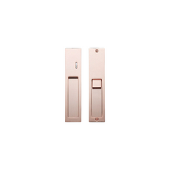 Kawajun KV-07 Recessed Door Pull with Privacy Lock
