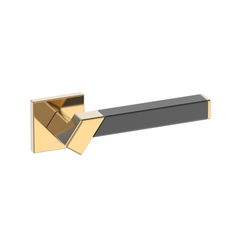 Kawajun - Solid Brass and Triune Etched Door Leverset TBT