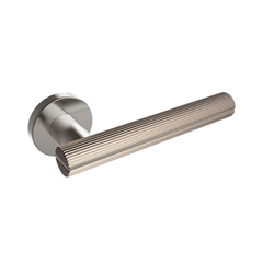 Kawajun - Solid Brass & Aluminium Door Leverset with Line Grip WBC
