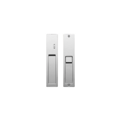 Kawajun KV-07 Recessed Door Pull with Privacy Lock