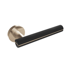 Kawajun - Solid Brass & Aluminium Door Leverset with Line Grip WBC