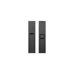 Kawajun KV-07 Recessed Door Pull with Privacy Lock
