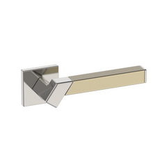 Kawajun - Solid Brass and Triune Etched Door Leverset TBT