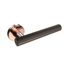 Kawajun - Solid Brass & Aluminium Door Leverset with Line Grip WBC