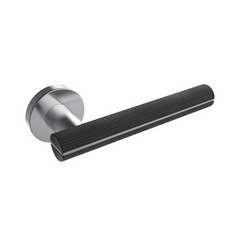 Kawajun - Solid Brass & Aluminium Door Leverset with Line Grip WBC