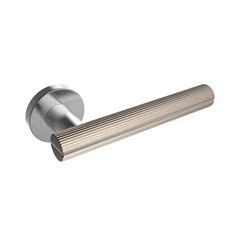 Kawajun - Solid Brass & Aluminium Door Leverset with Line Grip WBC