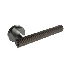 Kawajun - Solid Brass & Aluminium Door Leverset with Line Grip WBC