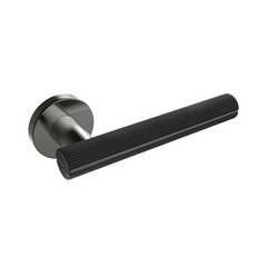 Kawajun - Solid Brass & Aluminium Door Leverset with Line Grip WBC