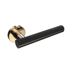 Kawajun - Solid Brass & Aluminium Door Leverset with Line Grip WBC
