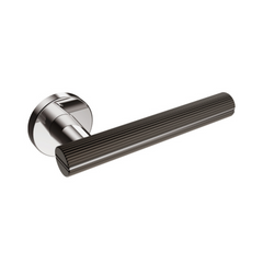 Kawajun - Solid Brass & Aluminium Door Leverset with Line Grip WBC