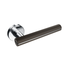 Kawajun - Solid Brass & Aluminium Door Leverset with Line Grip WBC