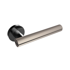 Kawajun - Solid Brass & Aluminium Door Leverset with Line Grip WBC