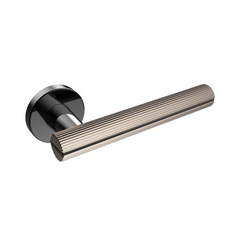 Kawajun - Solid Brass & Aluminium Door Leverset with Line Grip WBC
