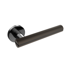 Kawajun - Solid Brass & Aluminium Door Leverset with Line Grip WBC