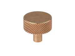 Mix1 Solid Brass Diamond Knurled Cabinet Knob